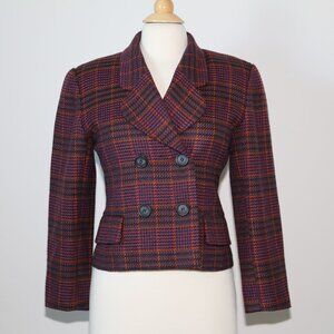 Vintage Oscar de la Renta double breasted wool blazer jacket Beautiful